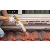 How long does silicone sealant last outside?